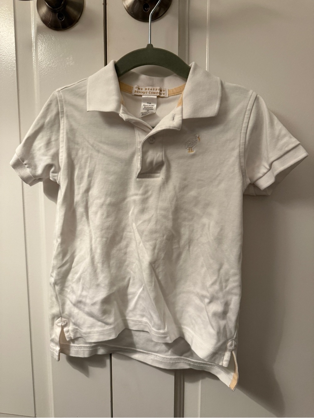 The Beaufort Bonnet Company White Kids Polo